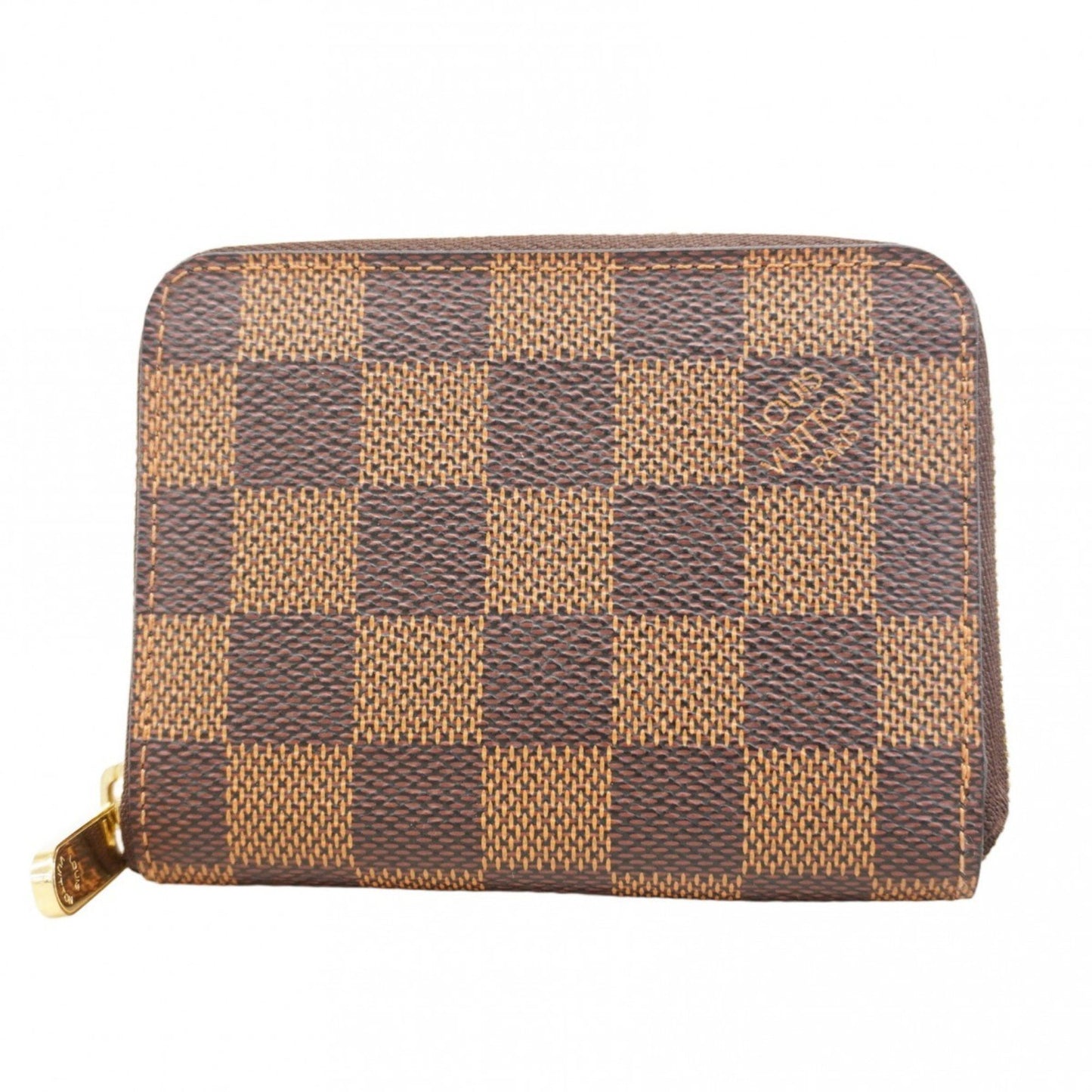 Louis Vuitton Damier Zippy Coin Purse N63070 Ebene