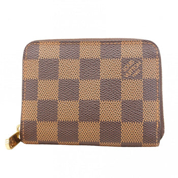 Louis Vuitton Damier Zippy Coin Purse N63070 Ebene