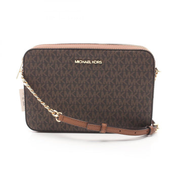 Michael Kors Jet Set Item Jet Set Shoulder Bag Coated Canvas Leather