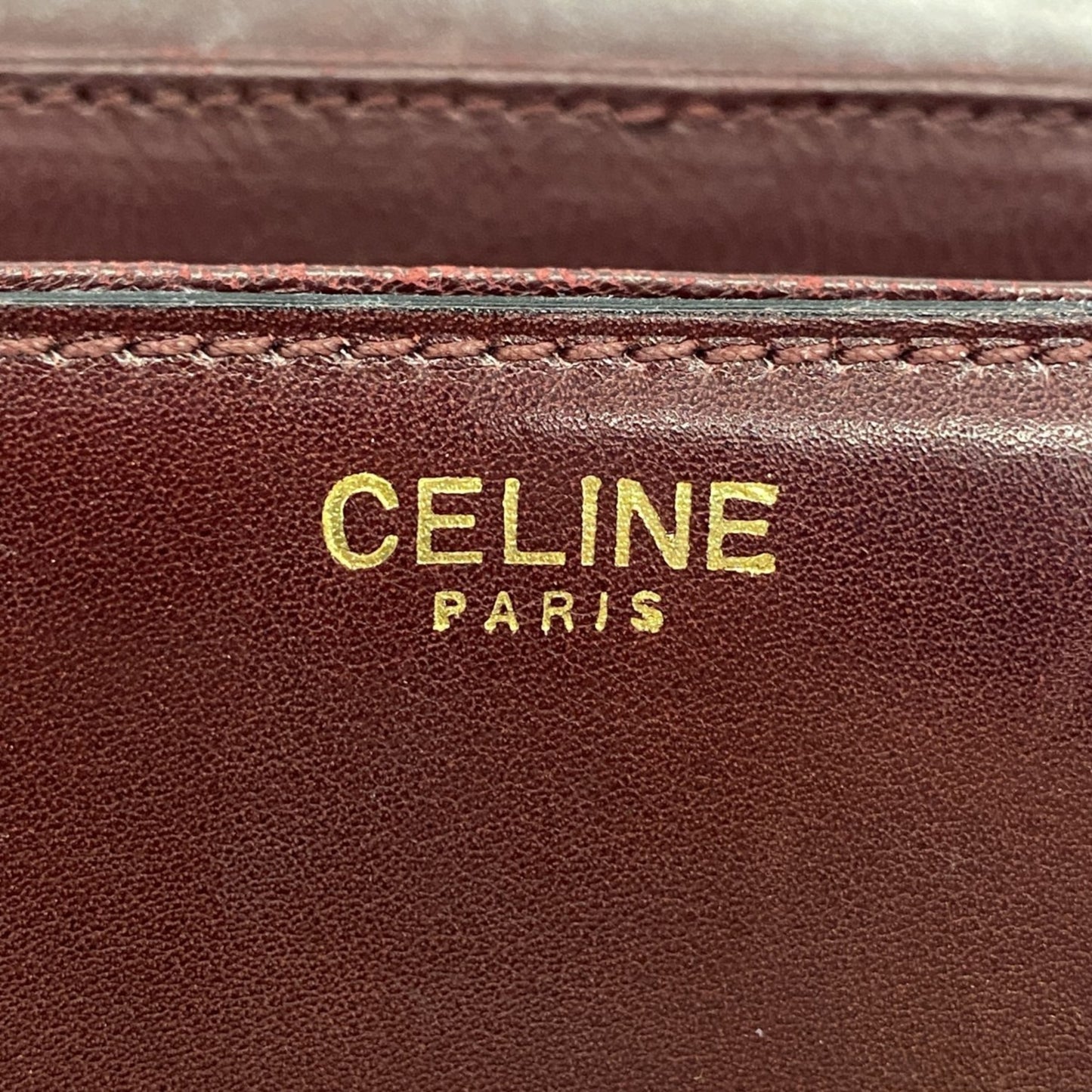 Celine Shoulder Bag With Carriage Hardware