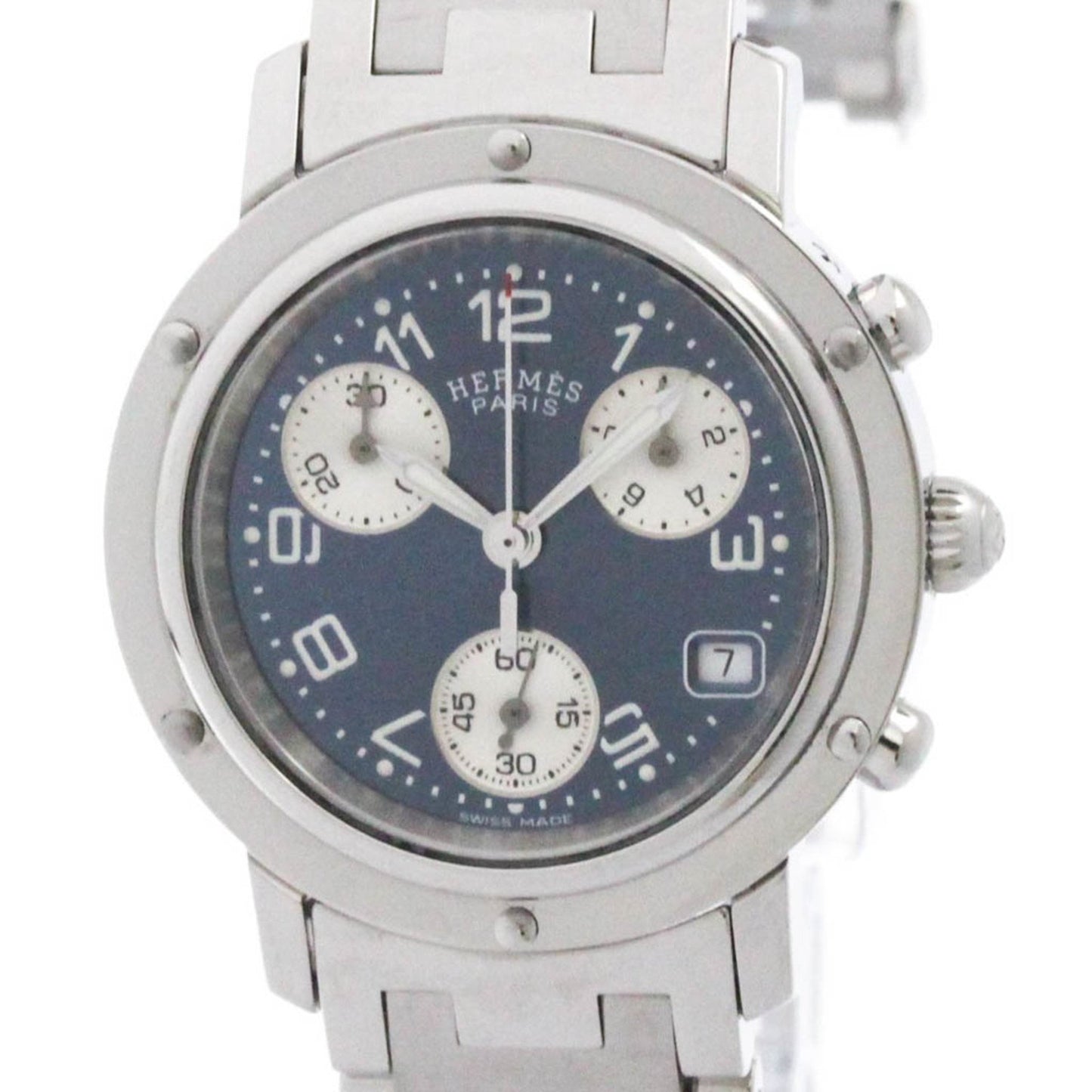 Hermes Clipper Chronograph Steel Quartz