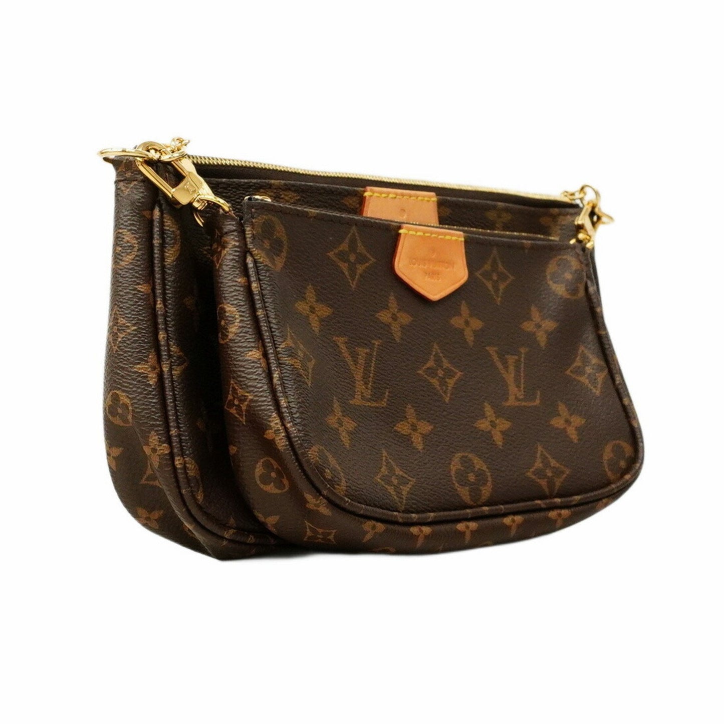Louis Vuitton Monogram Multipochette Accessoires Shoulder Bag M44813 Brown Khaki