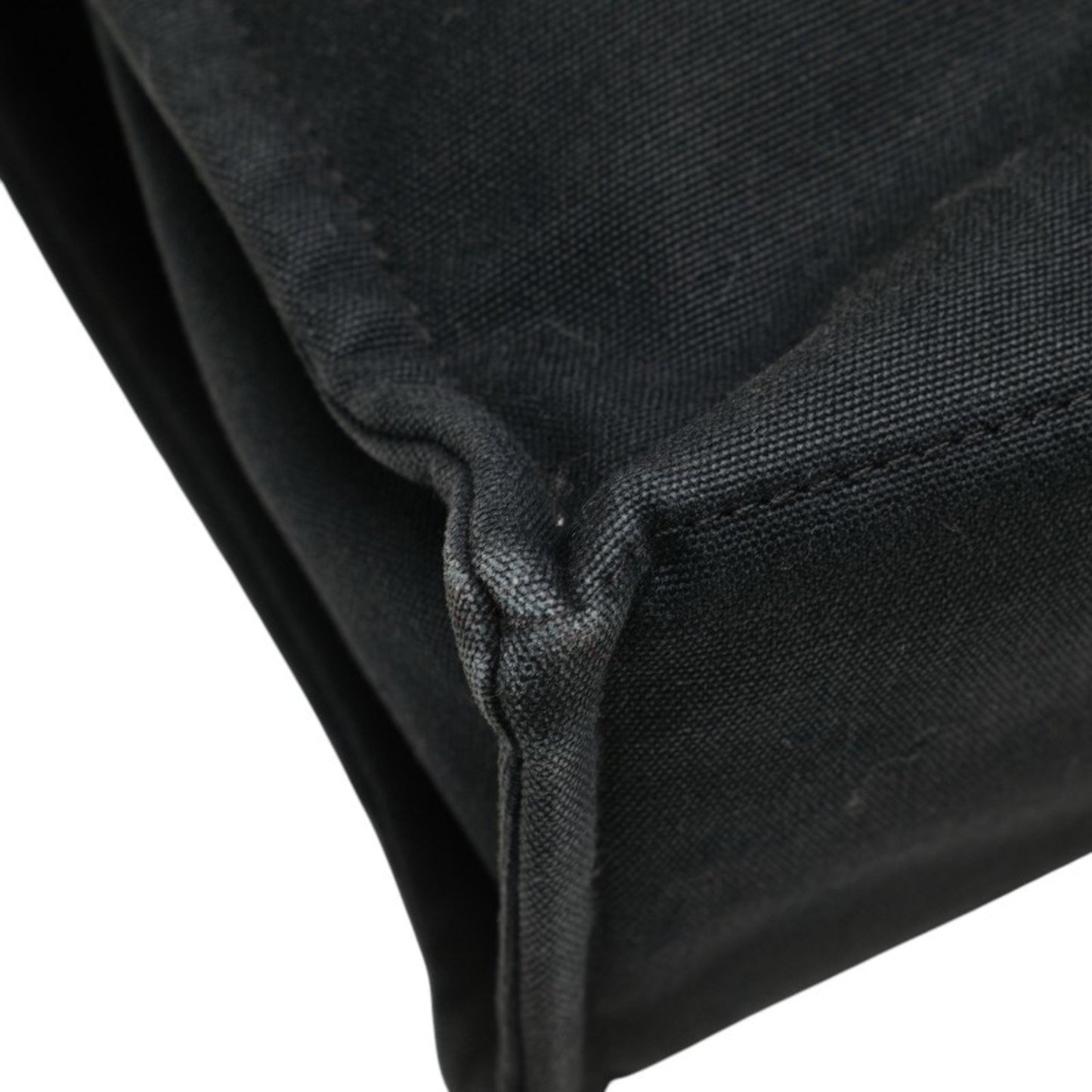 Hermes Four Tote Mm Bag Handbag Black Canvas