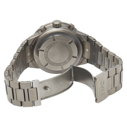 Iwc Schaffhausen Gst Chronograph Watch Iw370703 Automatic Black Dial Titanium