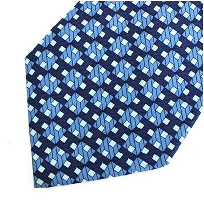 Hermes Silk Necktie Geometric Pattern H Hermes