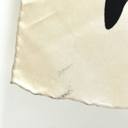 Chanel Chanel Pump Motif Apparel Stole Large Scarf Muffler Silk