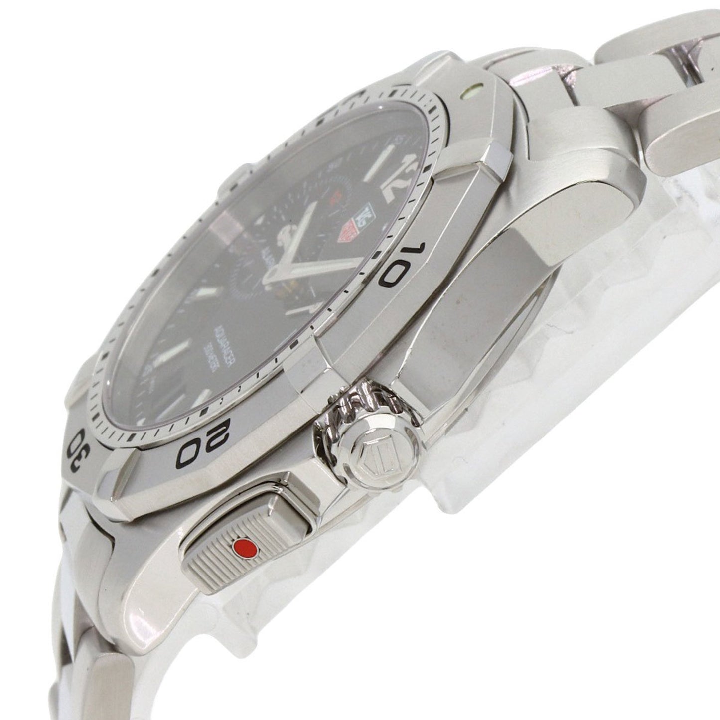 Tag Heuer Waf111Z Aquaracer Date Alarm Stainless Steel Watch