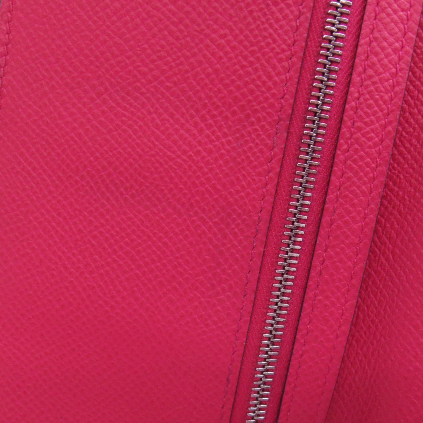 Hermes Herms Bearn Soufflet Silver Hardware Long Wallet Epson