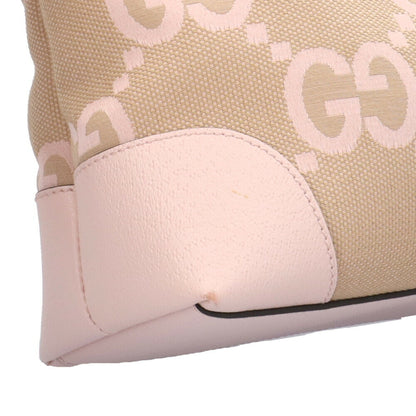 Gucci Jumbo Gg Tote Bag Canvas 631685 Pink