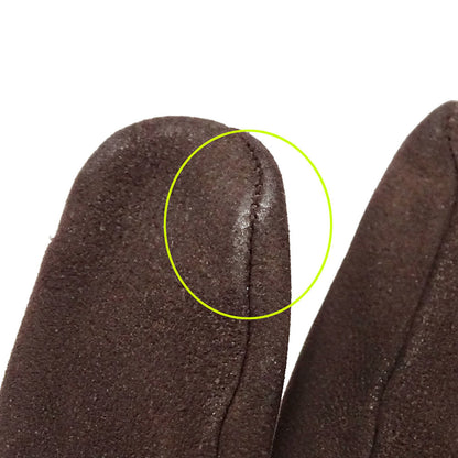 Hermes Herms Women'S Suede Gloves