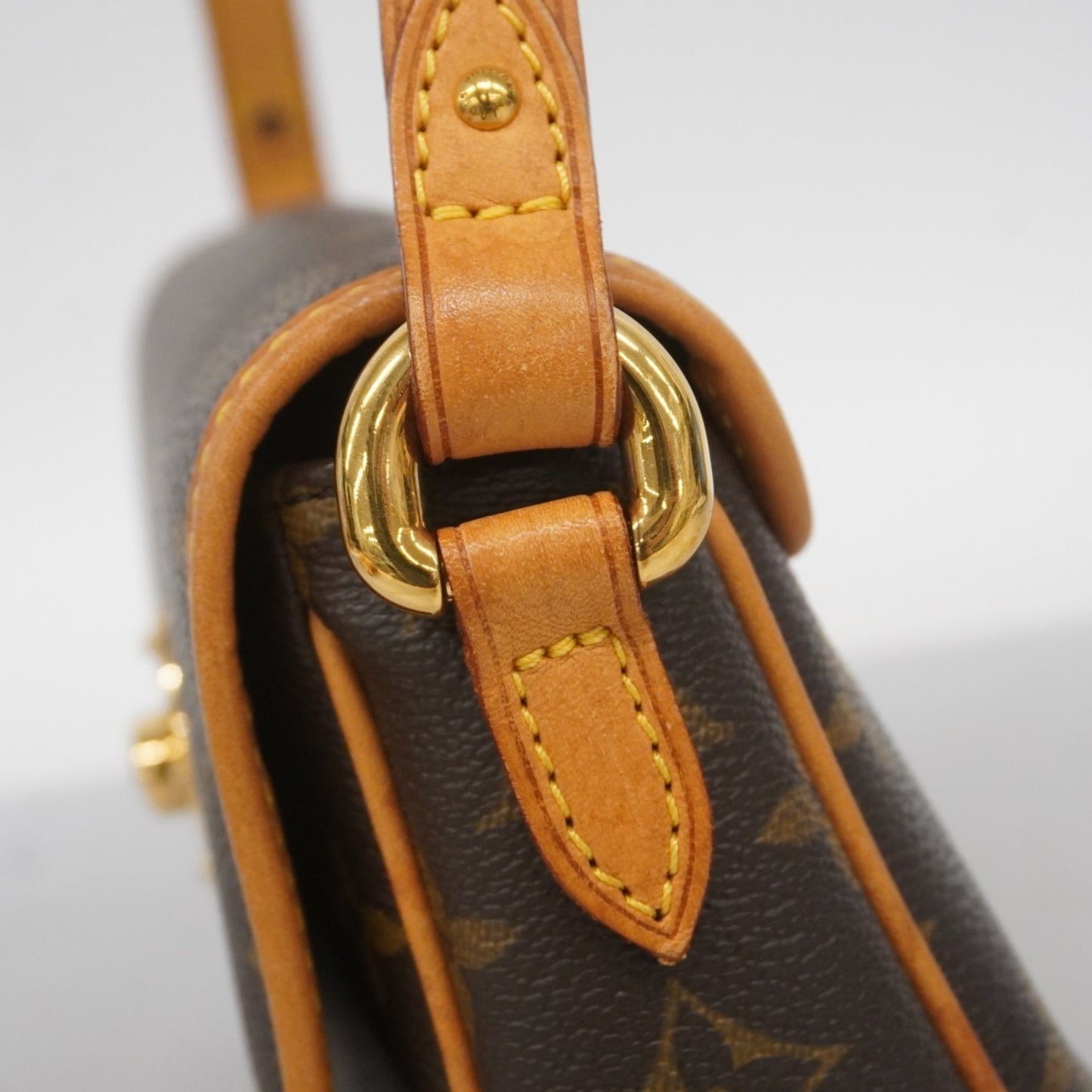 Louis Vuitton Monogram Tikal Pm Shoulder Bag M40078 Brown