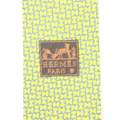 Hermes 100% Silk H Motif All-Over Print Tie