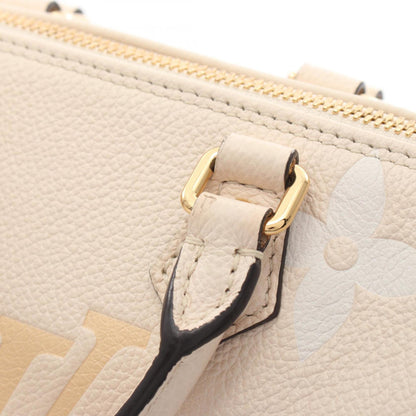 Louis Vuitton Papillon Bb Monogram Empreinte Crme Saffron Handbag Leather