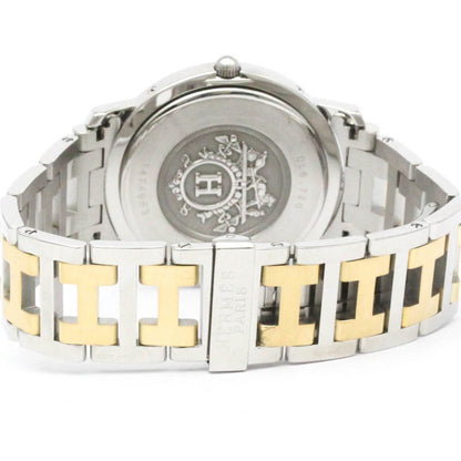 Hermes Clipper Gold Plated Steel Quartz
