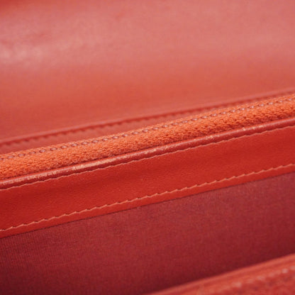 Chanel Cc Filigree Caviar Leather Long Wallet