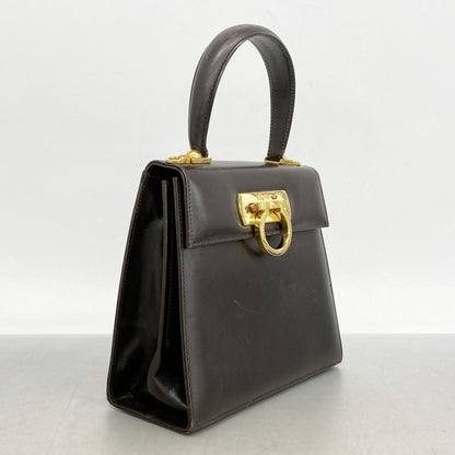 Salvatore Ferragamo Gancini Leather Handbag