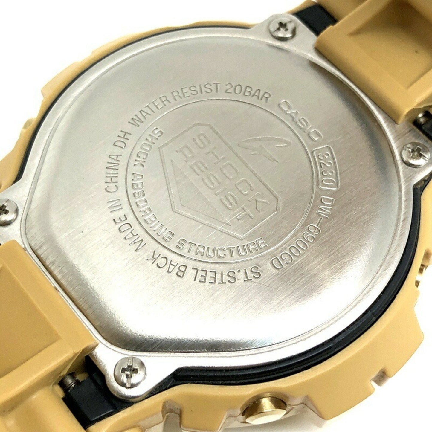 G-Shock Casio Dw-6900Gd-9 Crazy Gold Watch With Mirror Dial And Dark Dial