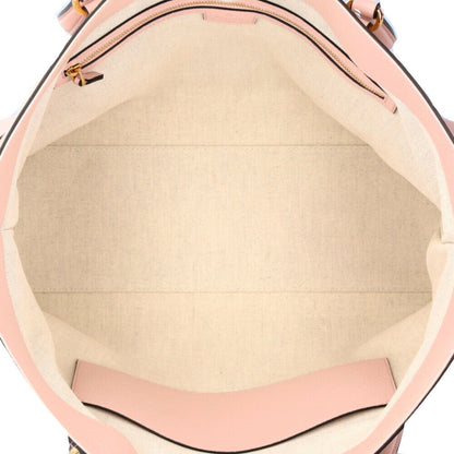 Gucci Jumbo Gg Tote Bag Canvas 631685 Pink