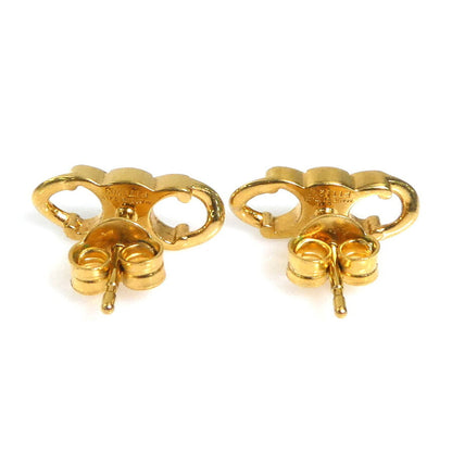 Celine Triomphe Earrings In Gold Metal For Women
