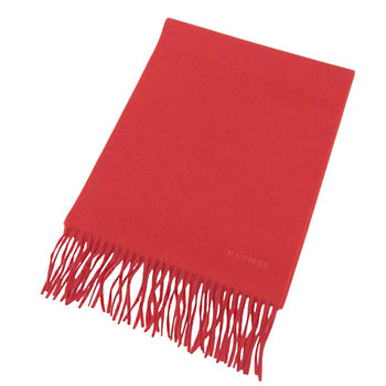 Hermes 100% Cashmere Stole/Scarf/Shawl With Logo Embroidery And Fringe