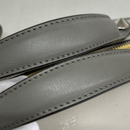 Fendi By The Way Leather Handbag In Gray