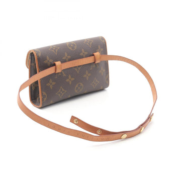 Louis Vuitton Florentine Pochette Monogram Waist Bag/Body Bag In Coated Canvas And Leather