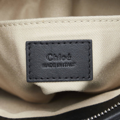 Chlo Chloe Roy Handbag Shoulder Bag Black Leather