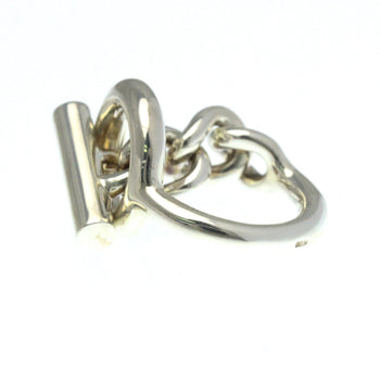Hermes Croisette Ring Silver Fashion No Stone Band Ring Silver