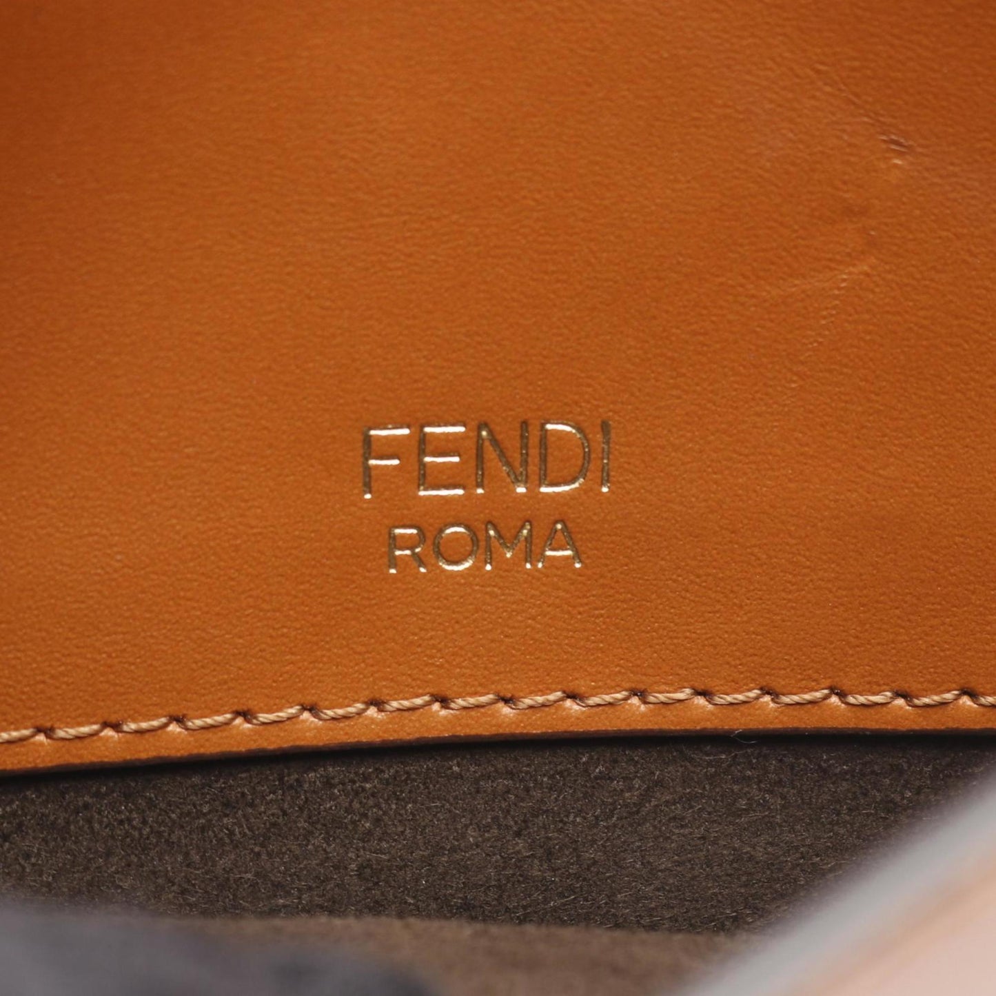Fendi Flat Baguette Shoulder Bag