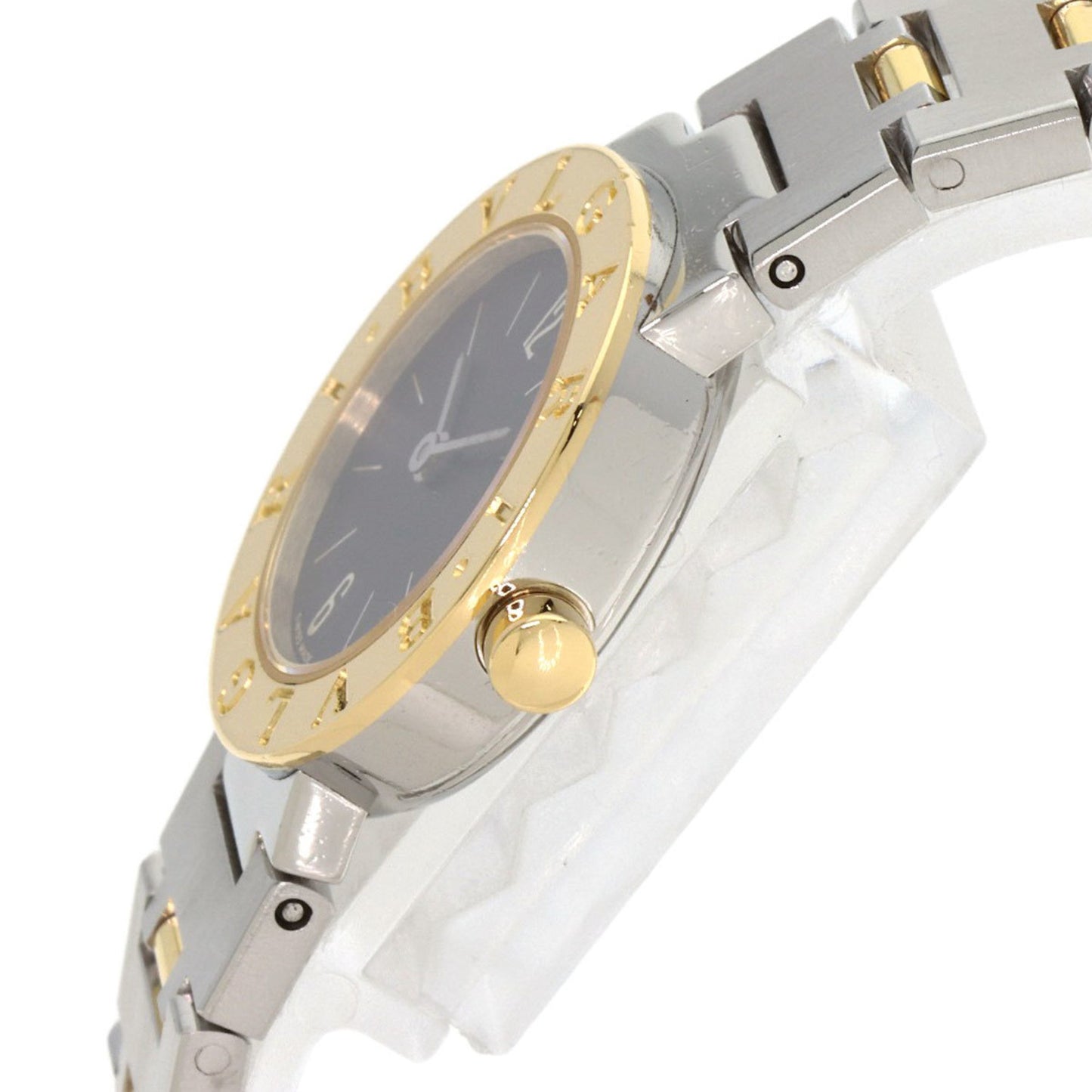Bvlgari Bb23Sgd Watch Stainless Steel Ss 18Kyg