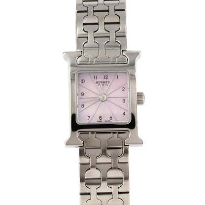 Hermes H Watch Hh1.110 Ss Quartz Wristwatch