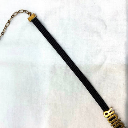 Christian Dior Dior J'Adior Bronze Gold Necklace Choker J'Adore Kb-9944