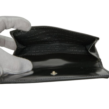 Burberry Nova Check Bifold Wallet In Beige And Black Leather