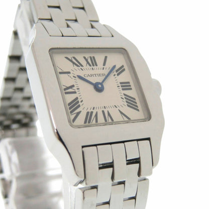 Cartier Santos Demoiselle W25064Z5 Stainless Steel White