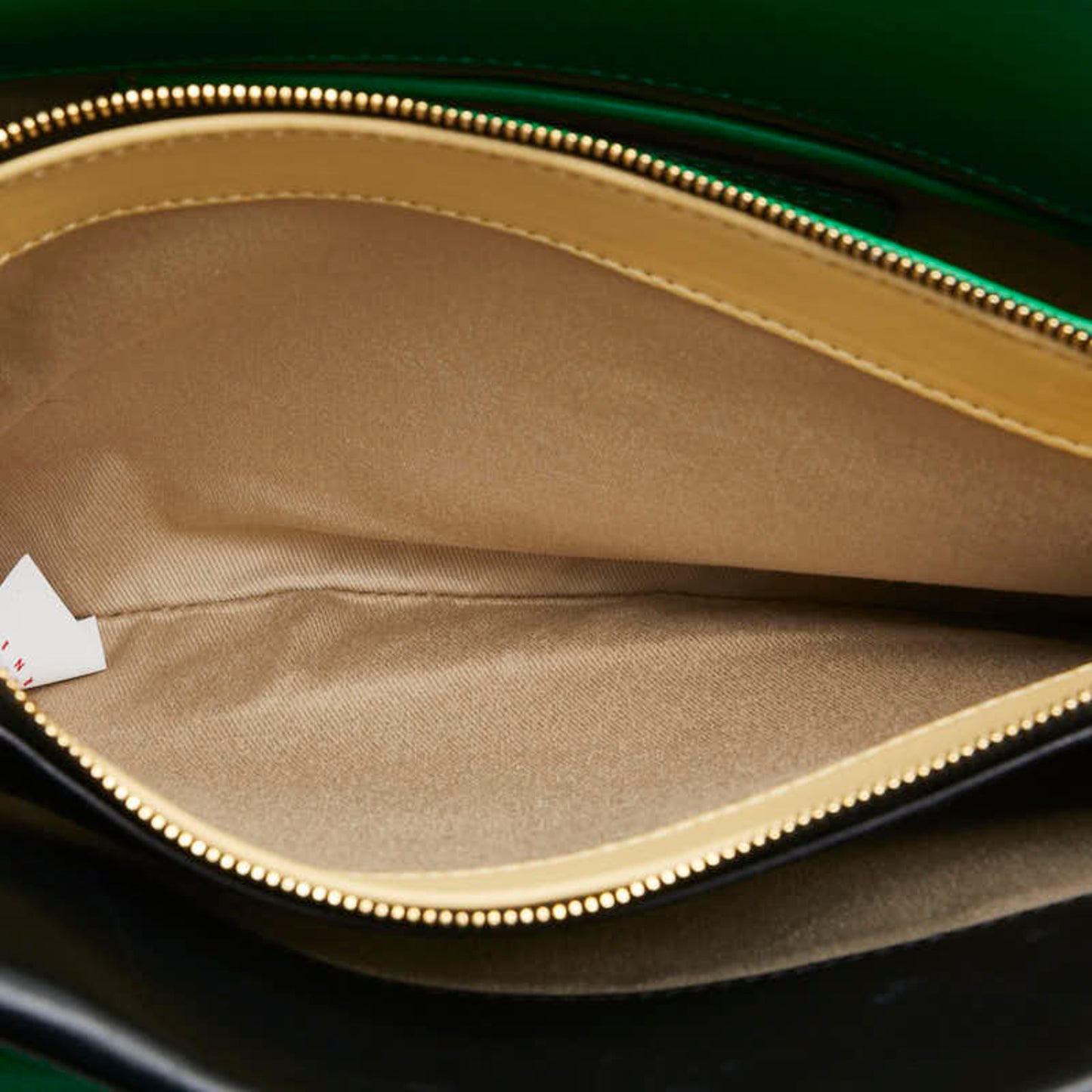 Marni Handbag Shoulder Bag Green Black Yellow Leather