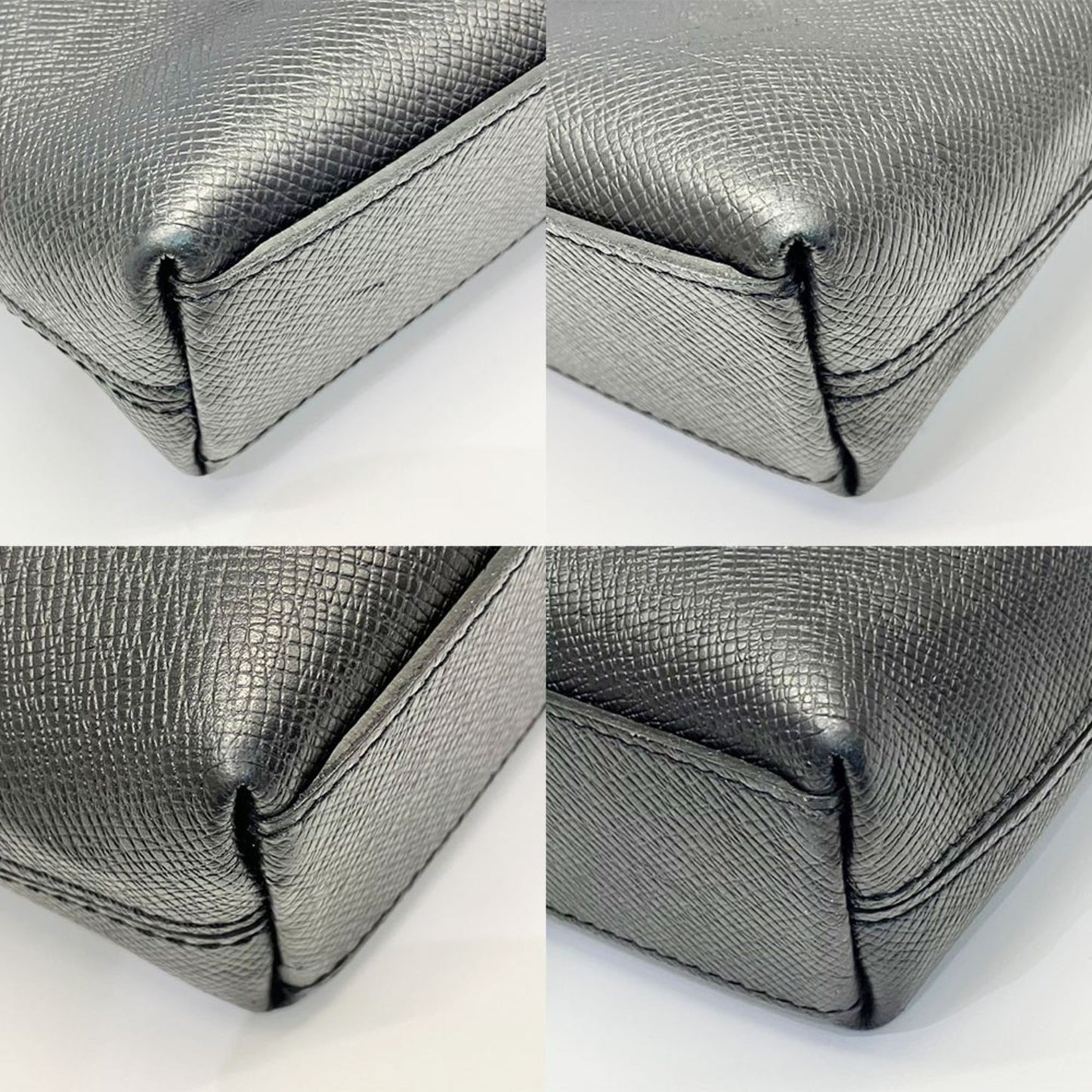 Leather Louis Vuitton Handbag Taiga