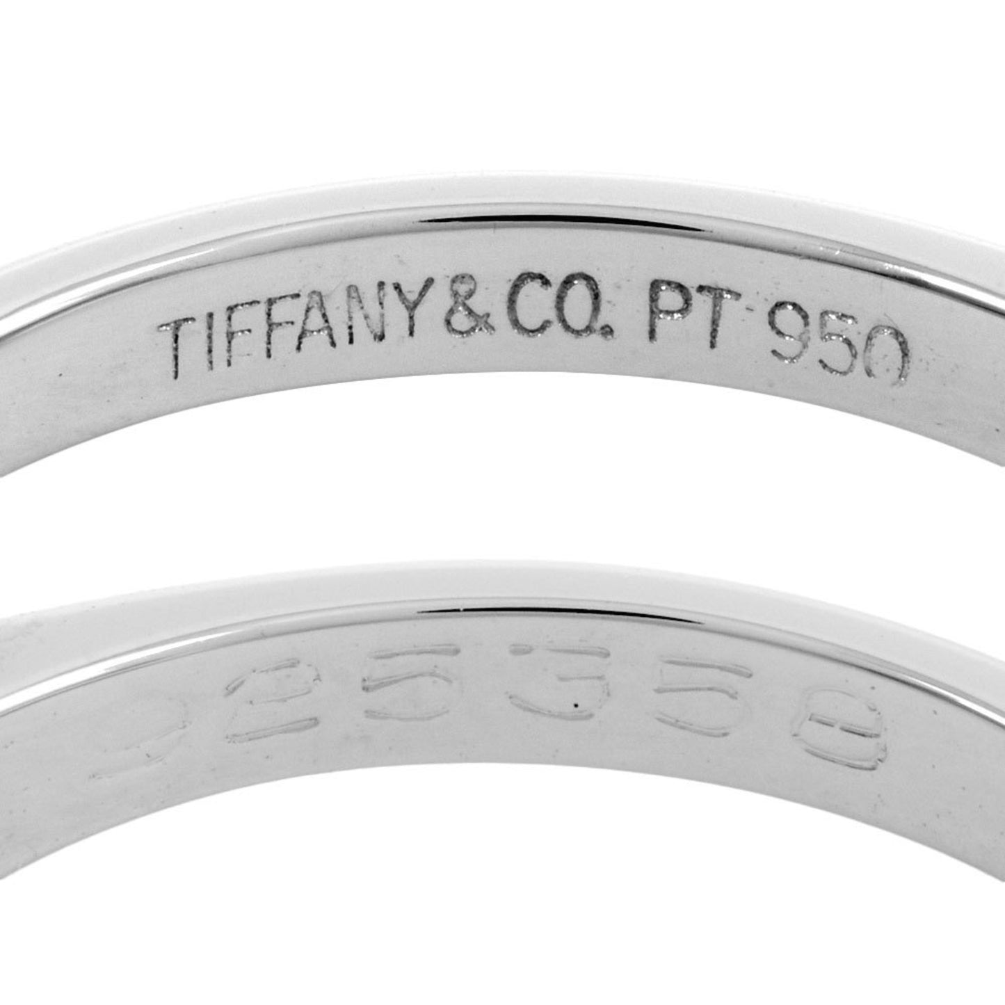 Tiffany & Co. Diamond 0.33Ct (E/Vvs2) Solitaire Ring Approx. Size 7 Pt950