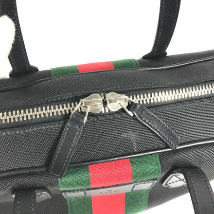 Gucci 630922 Sherry Line Bag Hand Bag Shoulder Bag Tote Bag Black