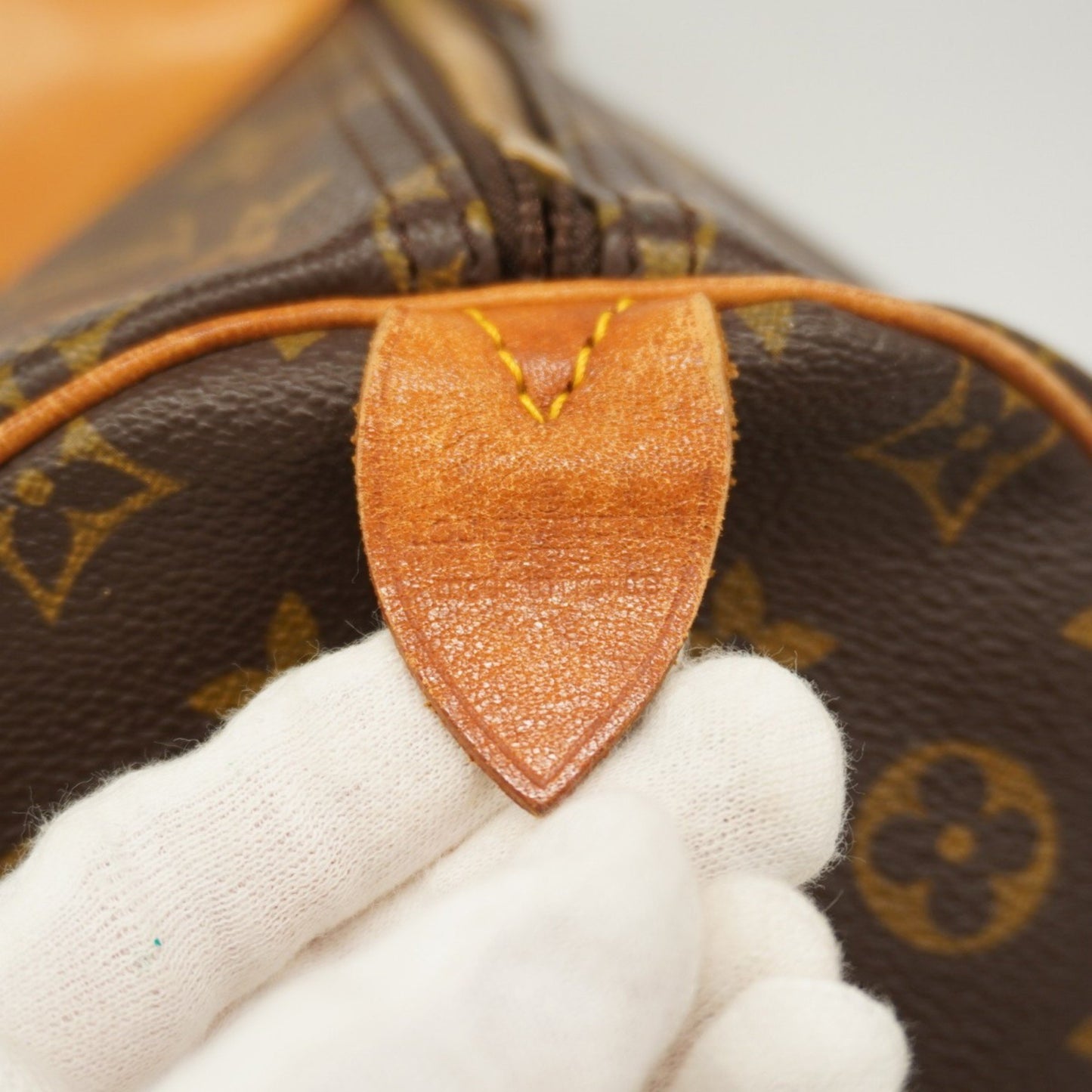 Louis Vuitton Monogram Keepall 55 Boston Bag M41424 Brown