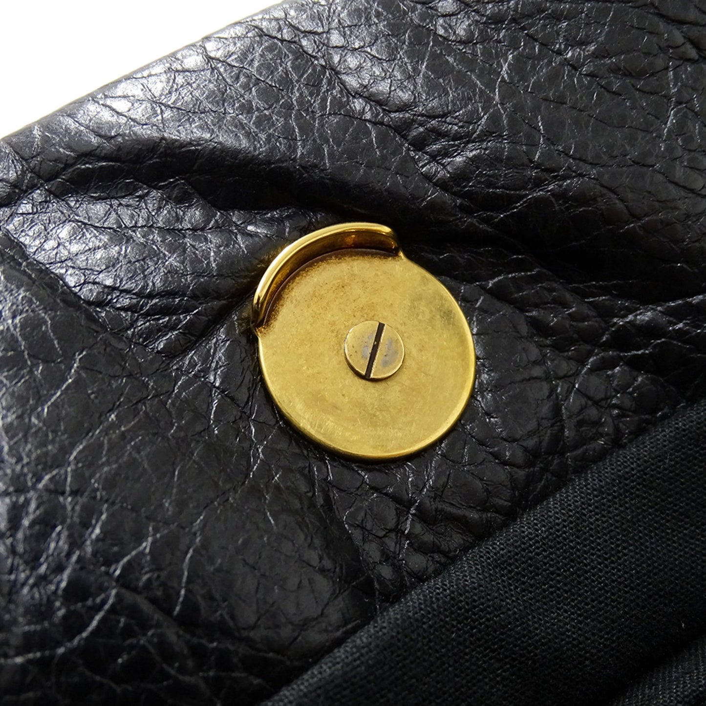 Balenciaga Monaco Medium Shoulder Bag In Black Leather (765945)