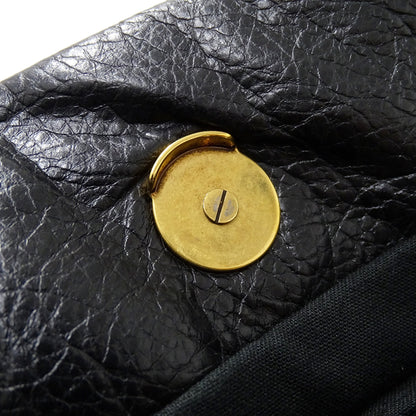 Balenciaga Monaco Medium Shoulder Bag In Black Leather (765945)