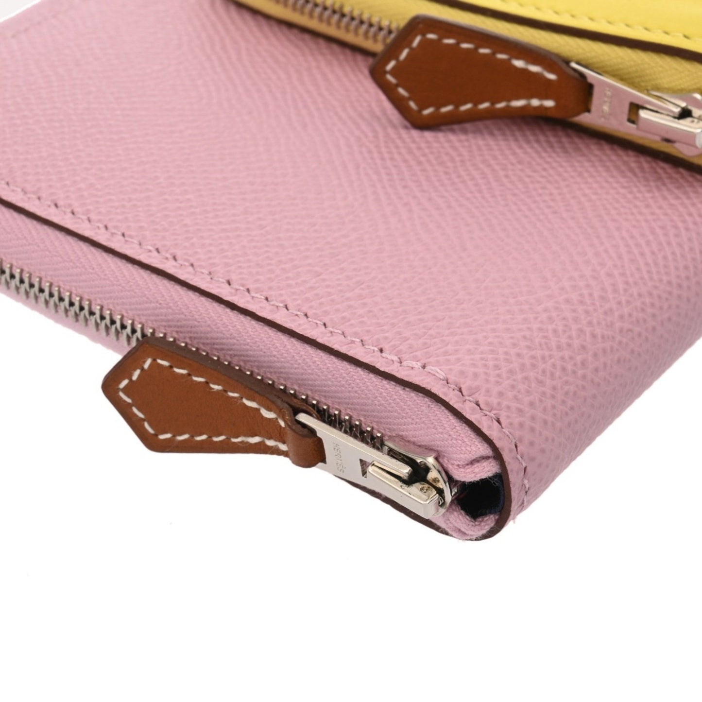 Hermes Nouveau To Go Lime Mauve Sylvestre B Stamp (Circa 2023) Women'S Swift Epson Long Wallet