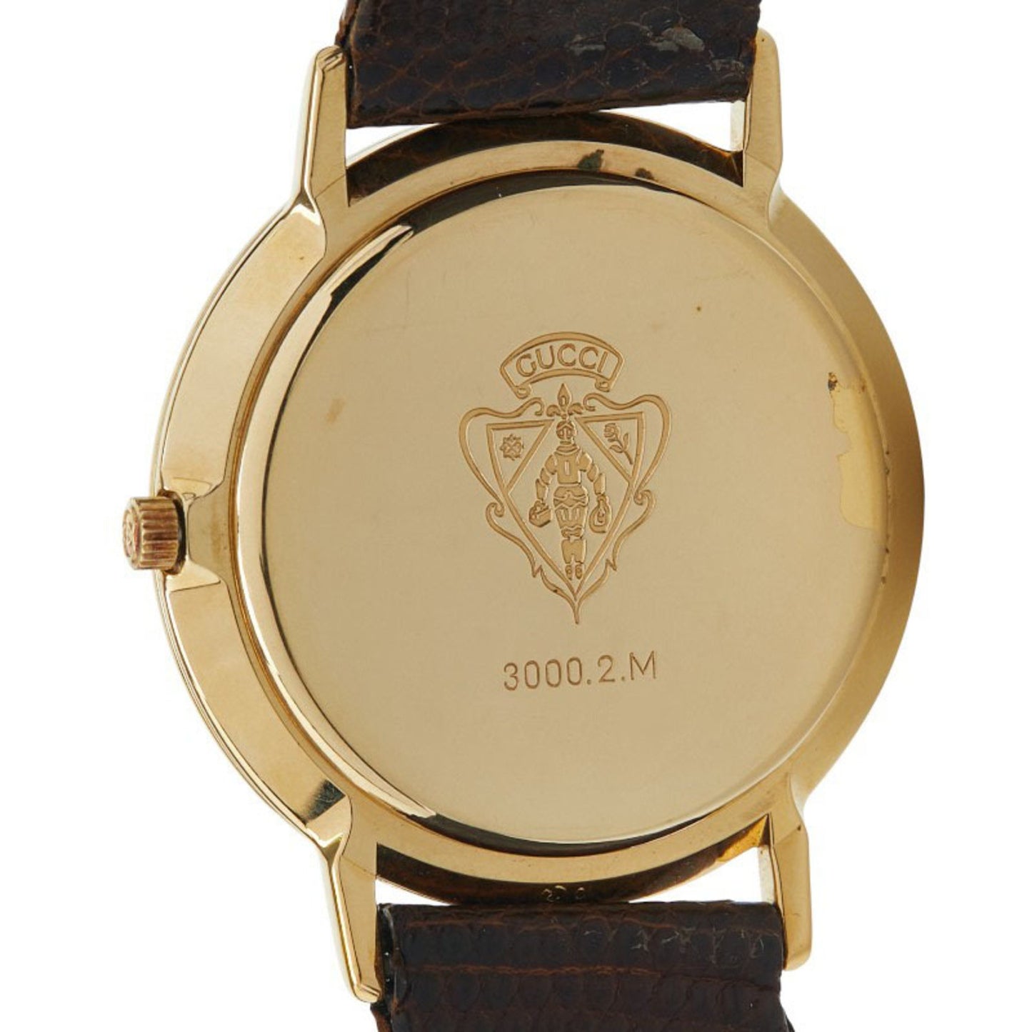 Gucci 3000.2.M Quartz Watch With Gold Dial