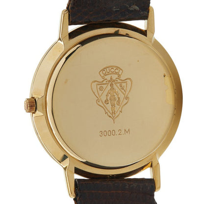 Gucci 3000.2.M Quartz Watch With Gold Dial