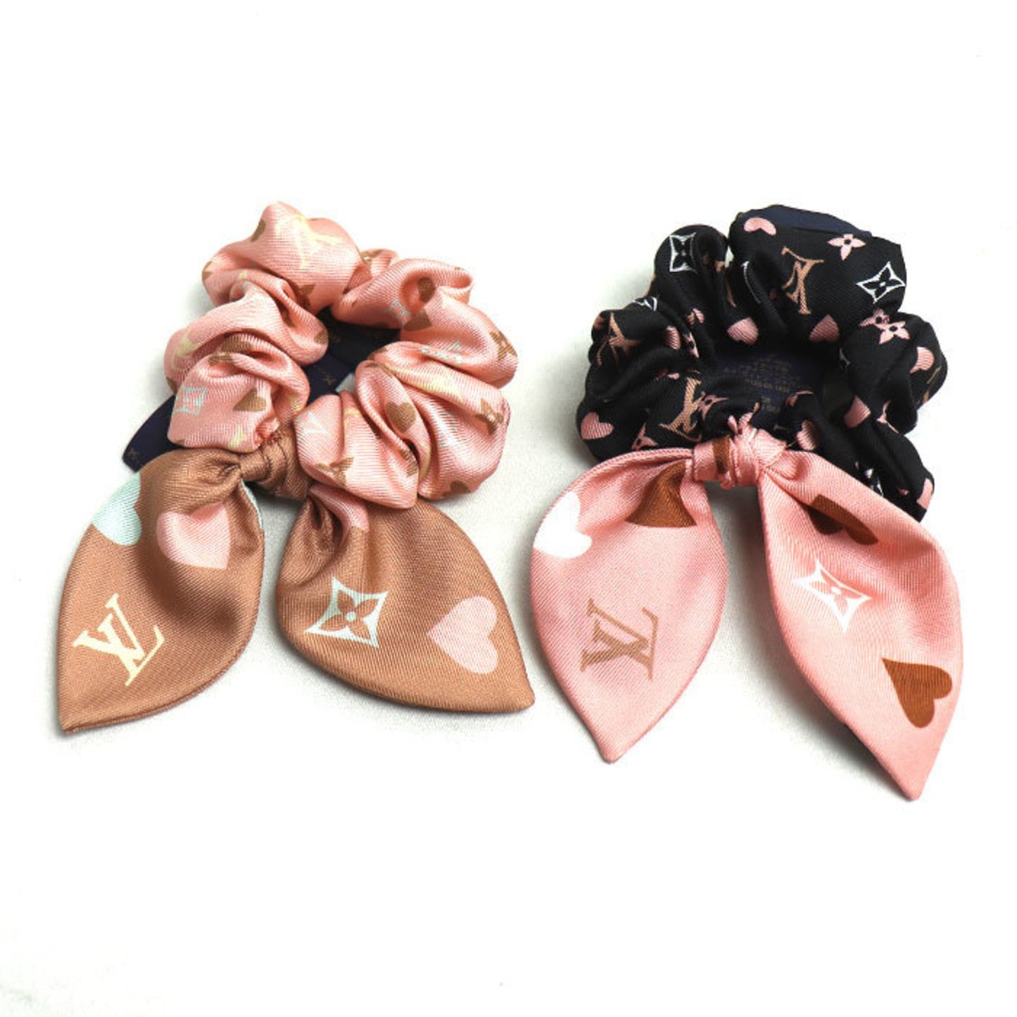 Louis Vuitton Louis Vuitton 2-Piece Set Scrunchie Pink M78431