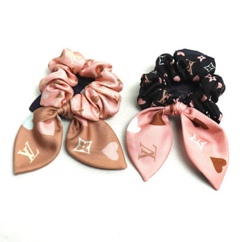 Louis Vuitton Louis Vuitton 2-Piece Set Scrunchie Pink M78431