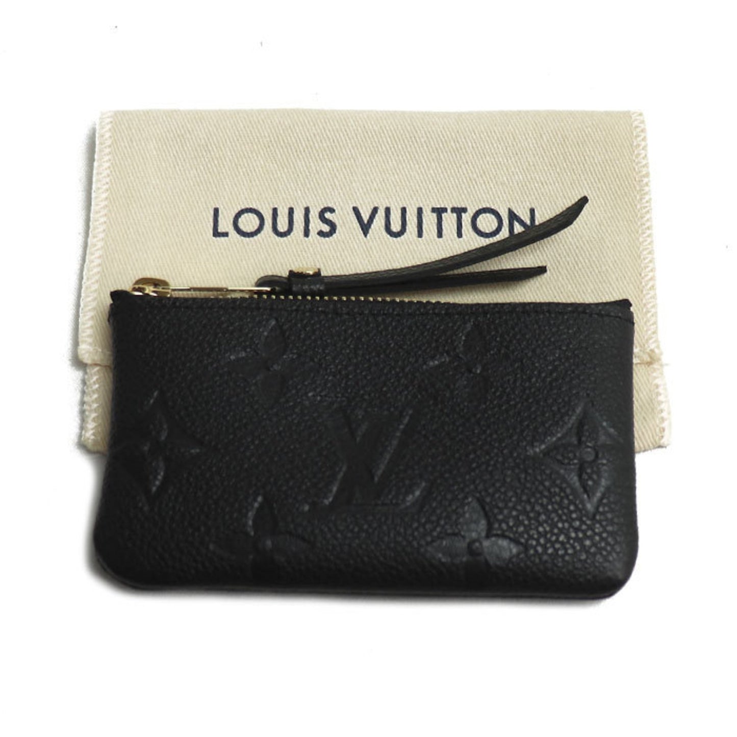 Louis Vuitton Pochette Cle Coin Case Empreinte Black M80879