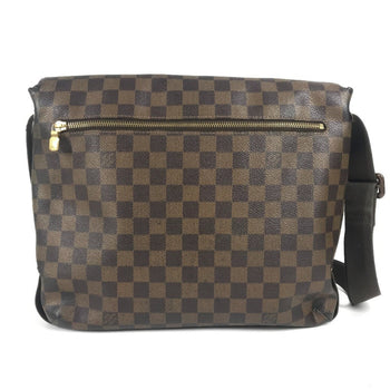 Louis Vuitton N51211 Damier Brooklyn Mm Crossbody Flap Messenger Bag/Shoulder Bag In Canvas