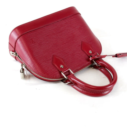 Louis Vuitton Alma Pm M40490 Shoulder Bag Epi Leather Fuchsia
