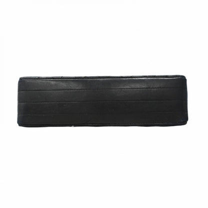 Chanel Shoulder Bag Matelasse W Chain Lambskin Black